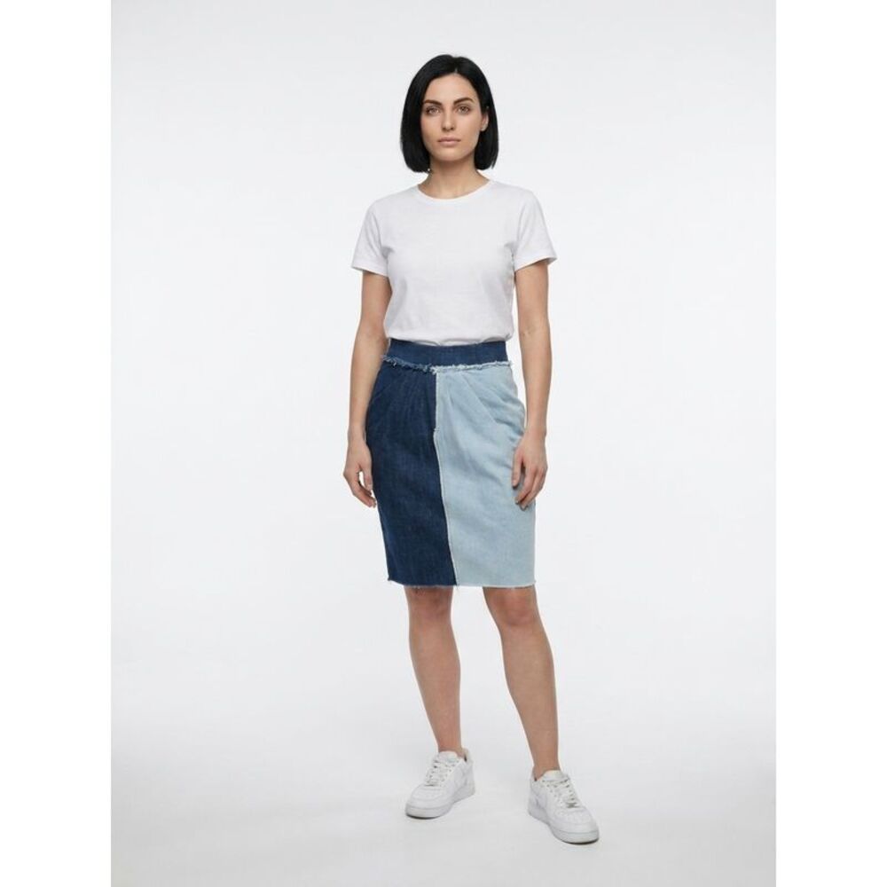 Dolce & Gabbana Bicolor Denim Women's Skirt